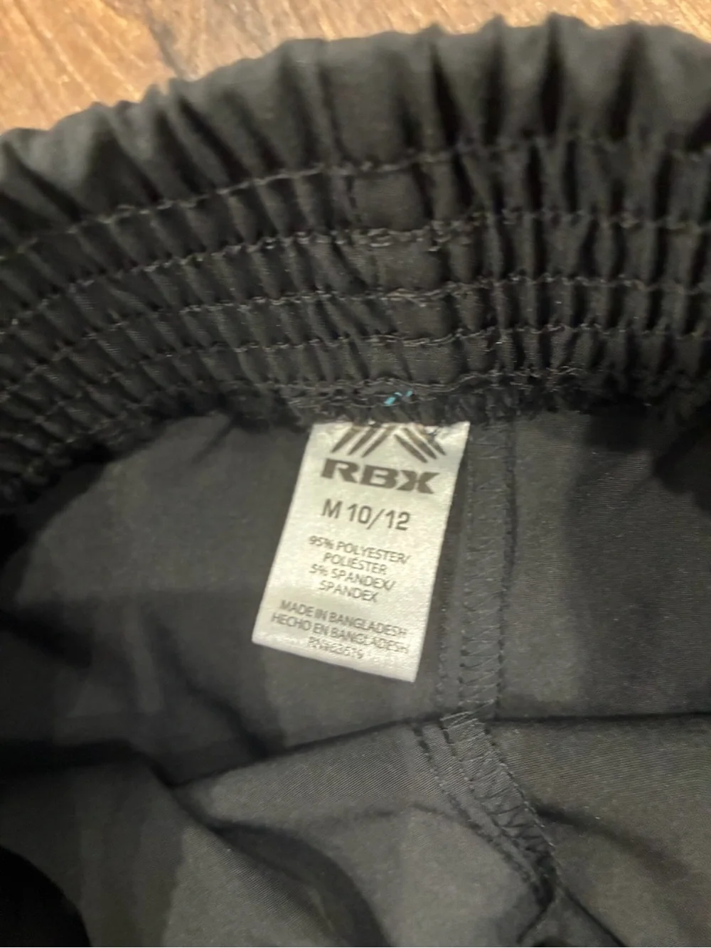 RBX Black Cargo Pants with Elastic Waist